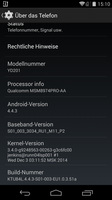 Android 4.4.3 is geïnstalleerd.