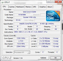 Systeeminformatie CPUZ CPU