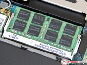 De maximale hoeveelheid RAM geheugen à 12 GB is geïnstalleerd.