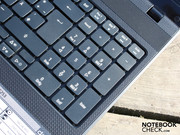 Voor de office gebruiker is er wel een apart numeriek gedeelte op het toetsenbord.