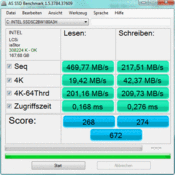 AS SSD: 470 MB/s (sequentieel lezen)
