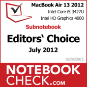 Winnaar: Apple MacBook Air 13 inch 2012-06 MD231LL/A