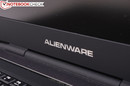 Verlichte Alienware-letters.