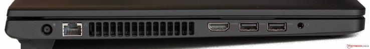 Linkerkant: SD kaart, USB 2.0, VGA, Kensington