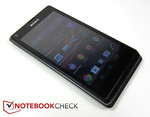 De Sony Xperia L heeft een 4.3 inch scherm.