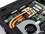 De Core i5-430M processor is geplaatst, de GeForce GT 325M CPU is gesoleerd.