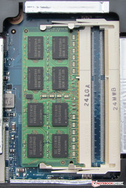 De Satellite Pro C870 ondersteunt tot 8 GB werkgeheugen.