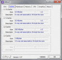 Systeeminformatie CPUZ cache