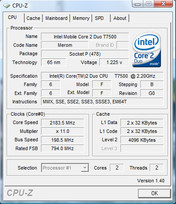 Systeem info CPU
