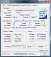 CPU-Z informatie van de Asus U2E 1P017E