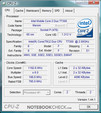 CPU-Z-Informatie van de FSC Esprimo M9400