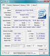 CPU-Z Informatie van de Sony Vaio VGN-CR31S/W