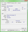 CPU-Z-Informatie van de Sony Vaio VGN-FZ31Z