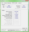 CPU-Z-Informatie van de Sony Vaio VGN-FZ31Z