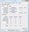 CPU-Z-Informatie van de FSC Esprimo M9400