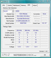 CPU-Z Informatie van de Sony Vaio VGN-CR31S/W