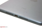 De iPad mini heeft stereo luidsprekers aan de onderzijde De iPad mini heeft stereo luidsprekers aan de onderzijde
