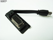 Supplied Mini-VGA adapter