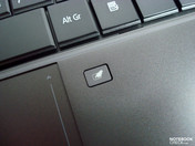 Knop om het touchpad aan en uit te zetten