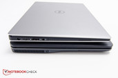 De XPS 13 bovenop de 12,5 inch Dell Latitude 7240.