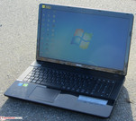 De Acer Aspire E1-772G buitenshuis