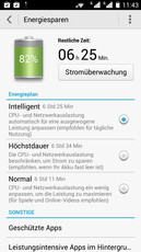 Huawei voorziet de Ascend G730 van een aantal opties voor een langere batterijduur.