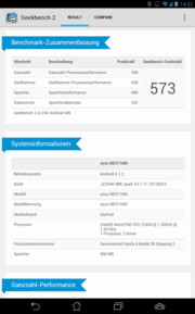 Systeeminfo: GeekBench 2