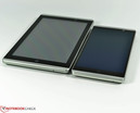 7 inch versus 6 inch. De HP Slate 7 6100en VoiceTab lijkt erg op het 6 inch model.