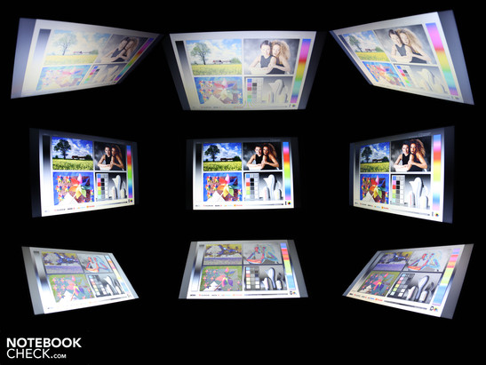 Kijkhoeken van de HP EliteBook 2540p