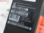 De HP Folio 9470m wordt geleverd in een simpele verpakking.