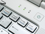 ... het toetsenbord van de MaxBook. De "gesloten toetsen" zijn in ieder geval makkelijk schoon te houden.