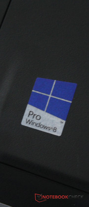 Windows 8 is het standaard besturingssysteem.