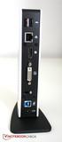 2x USB 2.0, LAN, DisplayPort, DVI, Kensington Lock, stroom