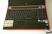 Een groot minpunt van de GX620 is het toetsenbord, welke een erg volle indruk maakt en zowat doorbuigt onder het typen.