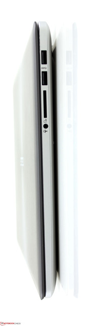 Asus Zenbook NX500JK-DR018H: Zijaanzicht - rechts.