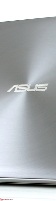 Asus Zenbook NX500JK-DR018H: Lichteffecten op het beeldschermdeksel.