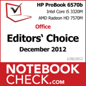Winnaar: HP ProBook 6570B (B6P88EA#ABD)