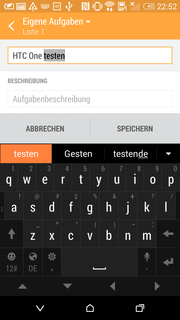 Sommige apps voor mail, taken en kalender worden door HTC aangeboden.