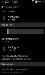 ...waarvan slechts 1.8 GB beschikbaar is.