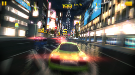 De smartphone kan games zoals 'Asphalt 8' ...