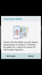 Gratis 50 GB Dropbox opslag.