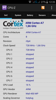 De acht kerken hebben een kloksnelheid van 0,7 tot 1,7 GHz.