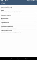 De Asus Memo Pad HD 7 ME176C wordt aangedreven door Android 4.4.2.