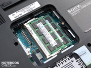 Het DDR3 RAM geheugen is verdeeld over twee slots (2x 4096 MB).