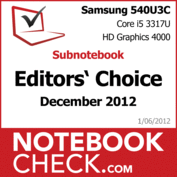 Winnaar: Samsung 540U3C-A01DE