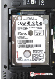 Een harde schijf met een capaciteit van 320 GB is ingebouwd in de Tecra R840-11E.