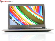 Het 1920 x 1080 pixel, ontspiegeld IPS-scherm...