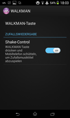 ...om Shake Control te activeren.