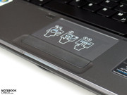 Het touchpad heeft multitouch functionaliteit.