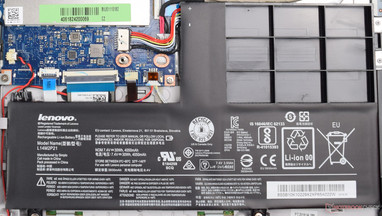 Lenovo installs a 30-Wh lithium-ion battery